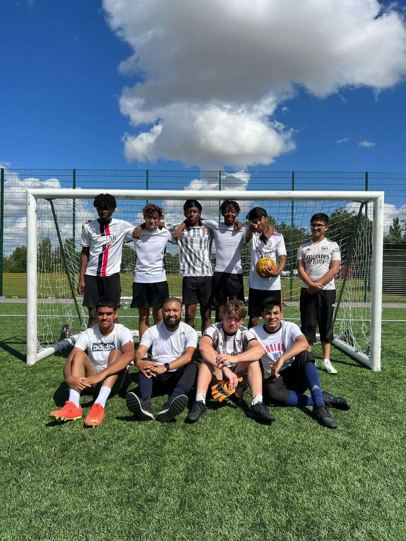 Local youth football team sponsored by The Grill Peri Peri, Cambridge