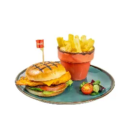 Chicken Strips Burger