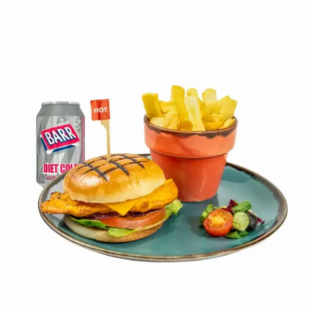 Chicken Breast Burger Meal