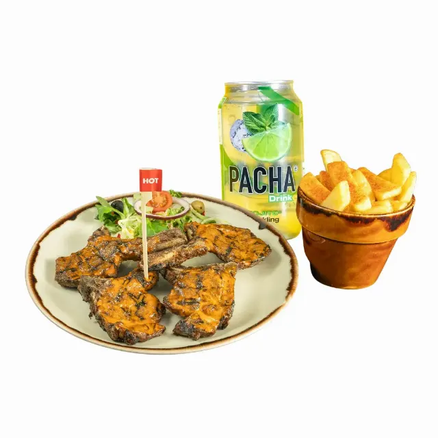 4 Lamb Chops Meal